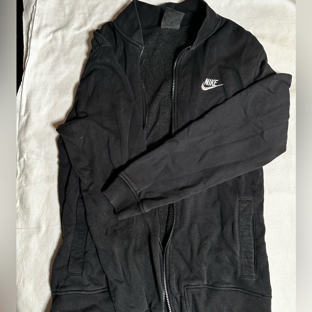 Nike Women's Zip-Up Black Hoodie